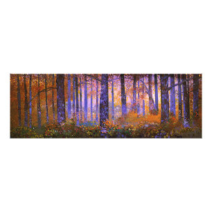 Where Magic Hides - Wide Woodland Landscape Photo Print