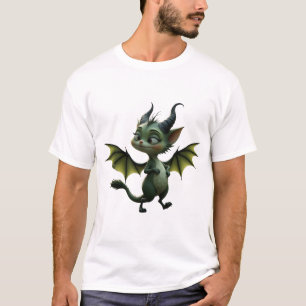 Where moonbeams dance, little mischief awakens. T-Shirt