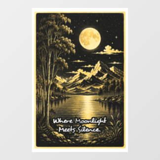 Where Moonlight Meets Silence Serene Nightscape