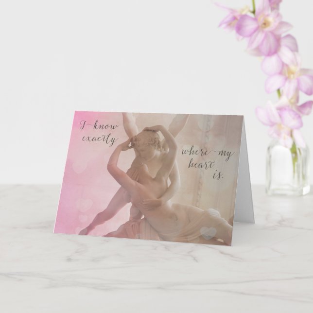Where My Heart Is | Love Browning Quote Card (Orchid)