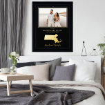 Where Our Journey Began Massachusetts Wed Photo Foil Prints<br><div class="desc">"Where Our Journey Began" wedding couple's state map photo keepsake design with moveable heart to the location of your wedding or other memorable occasion. To move the heart location, simple click "Personalise" and then "Customise" and drag the heart to the location of your choice. Other states available in our shop...</div>