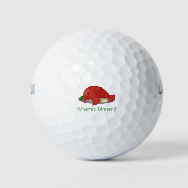 Where’s Dinner? Lobster Golf Balls (Front)