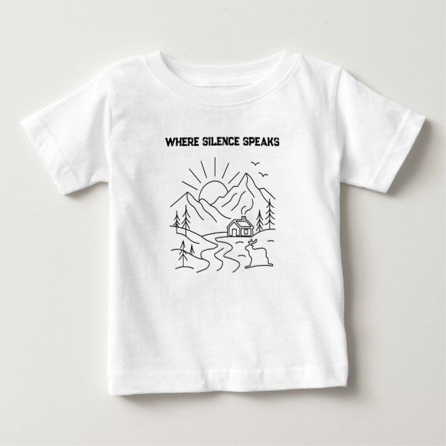 Where Silence Speaks Baby T-Shirt (Front)