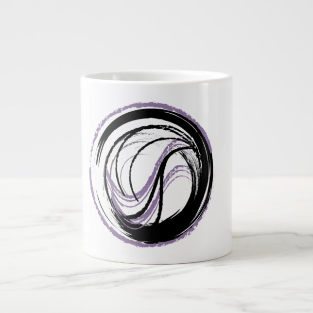 Where Simplicity Meets Elegance Large Coffee Mug (Front)