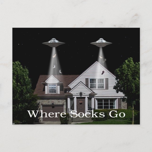 Where Socks Go Postcard (Front)