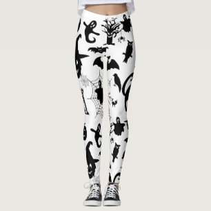 Where Spooky Meets Sophistication, Halloween Theme Leggings