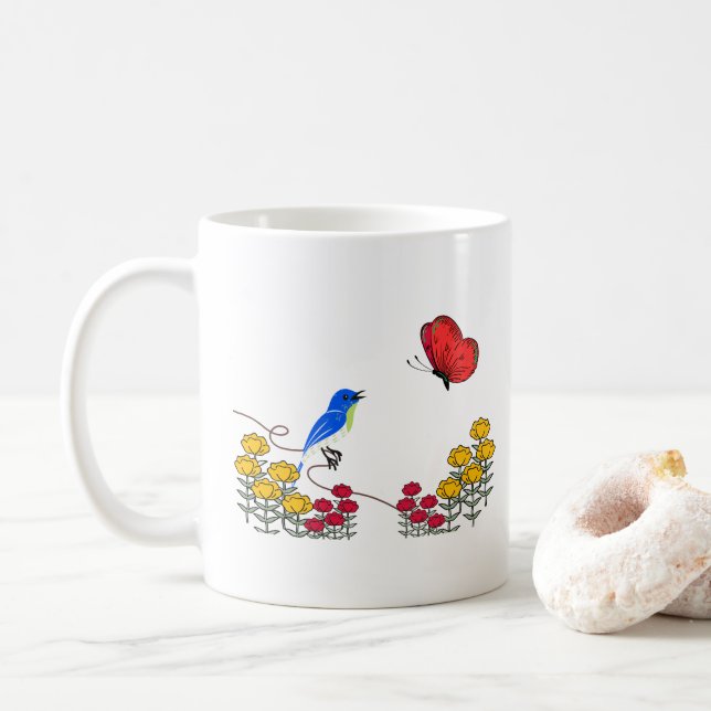 Where Spring Meets Me Coffee Mug (With Donut)