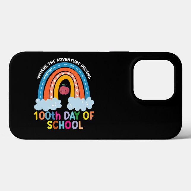 Where The Adventure Begins 100th Days Smarter  Case-Mate iPhone Case (Back (Horizontal))