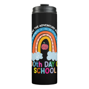 Where The Adventure Begins 100th Days Smarter Thermal Tumbler