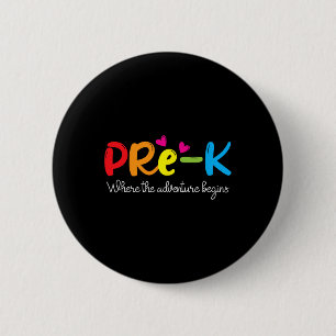 Where The Adventure Begins 6 Cm Round Badge