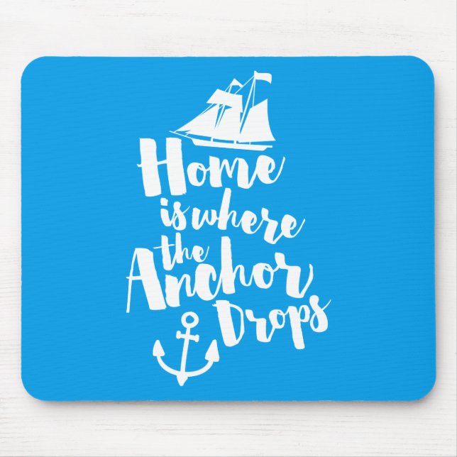Where The Anchor Drops Mouse Pad (Front)