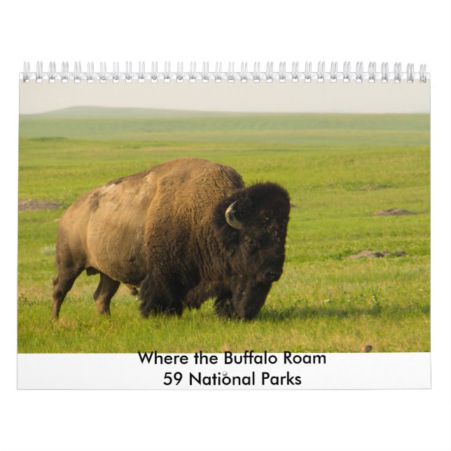 Where the Buffalo Roam Calendar (Cover)