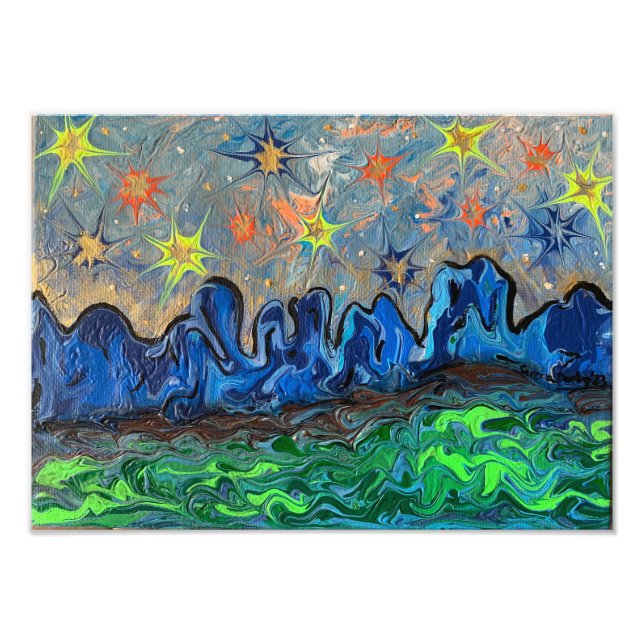 Where the Buffalos Roam Print (Front)