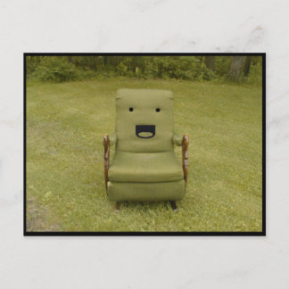 Where the comfy things are postcard