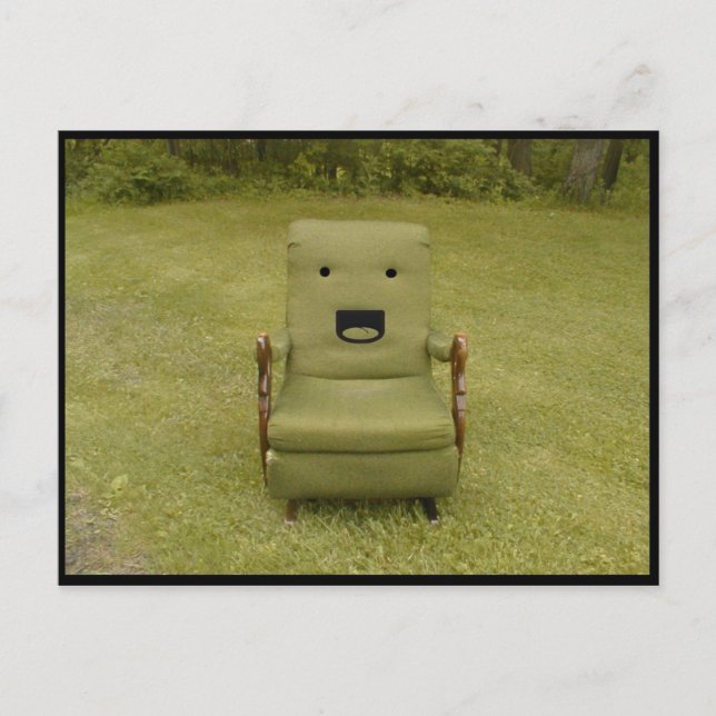 Where the comfy things are postcard (Front)