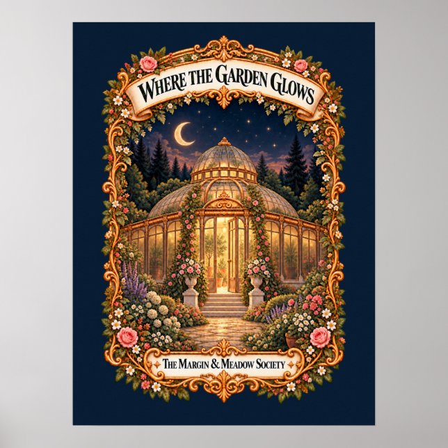 Where the Garden Glows Poster (Front)