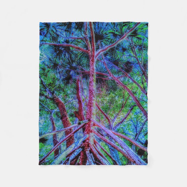 Where the Hala Grows, fleece blanket  (Front)