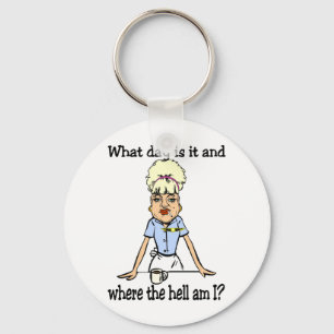 where the hell am i key ring