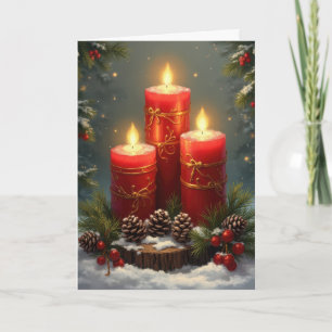 Where the Light of Christmas Shines Holiday Card