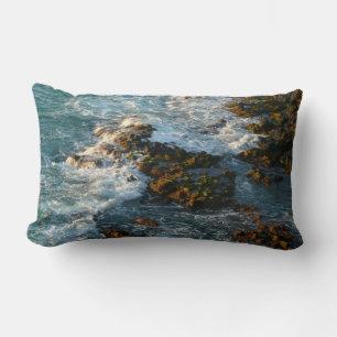 Where the Ocean Meets the Rocks Lumbar Cushion