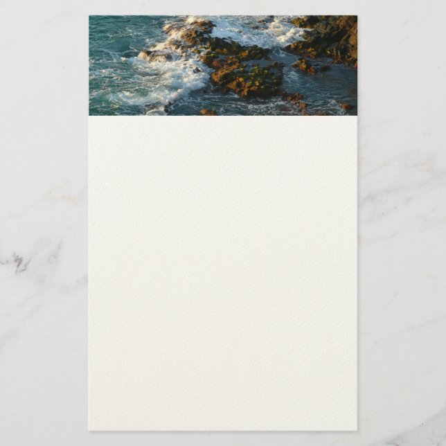 Where the Ocean Meets the Rocks Stationery (Front)