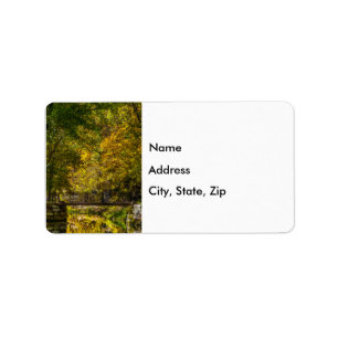 Where The Reflections Begin Painterly Address Label