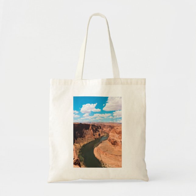 Where the River Turns Tote Bag (Front)