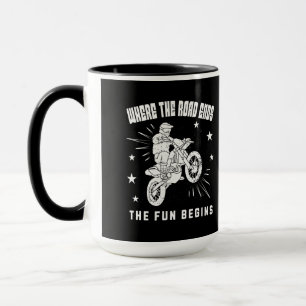 Where The Road Ends - The Fun Begins Mug