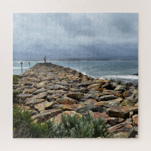 Where the Rocks Meet the Sea – Bastion Point Jigsaw Puzzle
