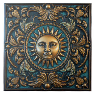 Where the Sun Dwells Ceramic Tile