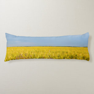 Where the Wheat Dances with the Wind - Wild Nature Body Cushion
