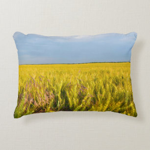 Where the Wheat Dances with the Wind - Wild Nature Decorative Cushion