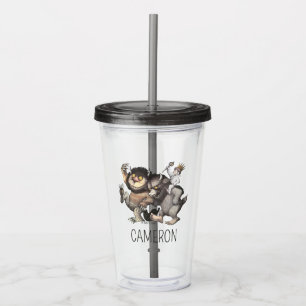 Where the Wild Things   Add Your Name Acrylic Tumbler