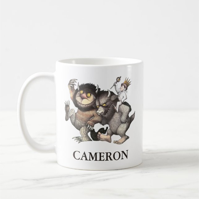 Where the Wild Things | Add Your Name Coffee Mug (Left)