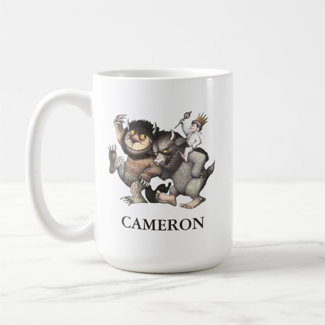 Where the Wild Things | Add Your Name Coffee Mug (Left)