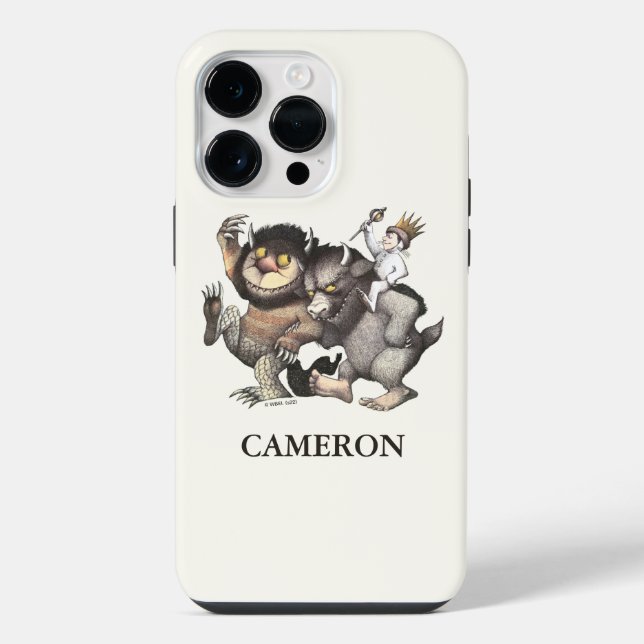Where the Wild Things | Add Your Name iPhone Case (Back)