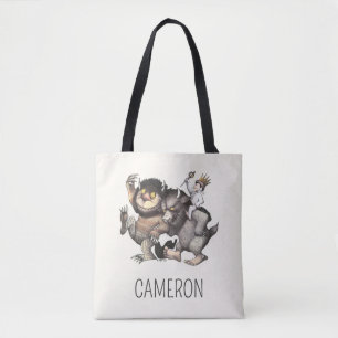 Where the Wild Things Add Your Name Tote Bag