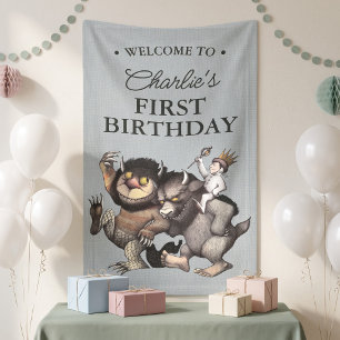Where the Wild Things Are 1st Birthday Banner