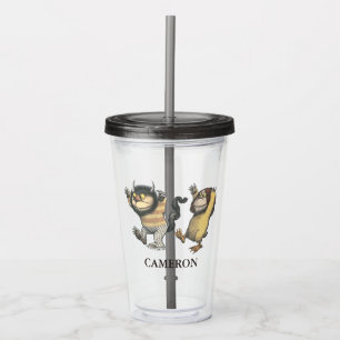 Where the Wild Things Are   Add Your Name Acrylic Tumbler