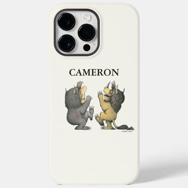 Where the Wild Things Are | Add Your Name Case-Mate iPhone Case (Back)