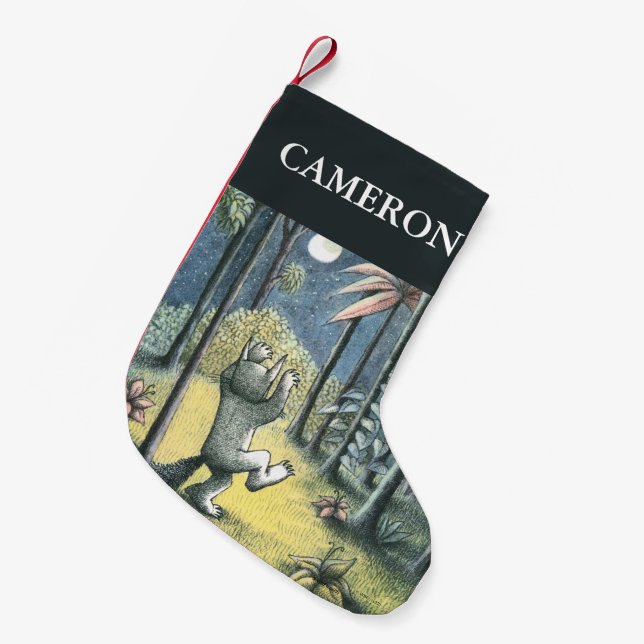 Where The Wild Things Are | Add Your Name Small Christmas Stocking (Front (Hanging))