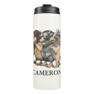 Where the Wild Things Are   Add Your Name Thermal Tumbler