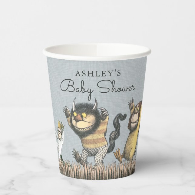 Where the Wild Things Are Baby Shower Paper Cups (Left)
