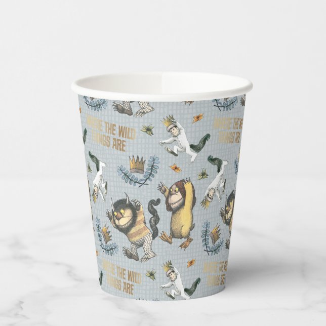 Where the Wild Things Are Baby Shower Paper Cups (Left)