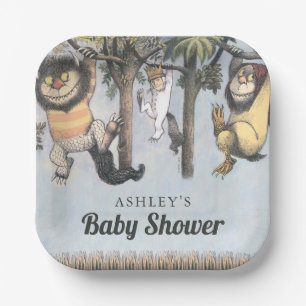 Where the Wild Things Are Baby Shower Paper Plate