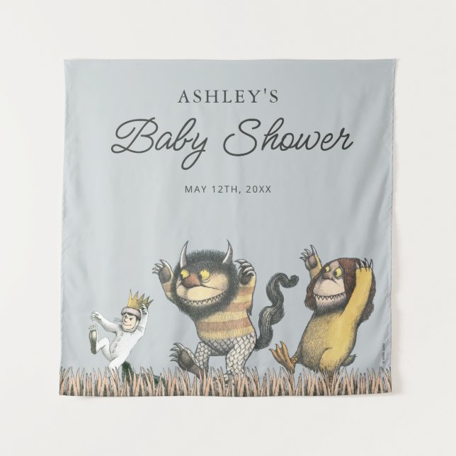 Where the Wild Things Are | Baby Shower Tapestry (Front)
