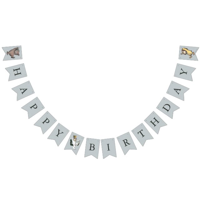 Where the Wild Things Are Birthday Bunting (All)