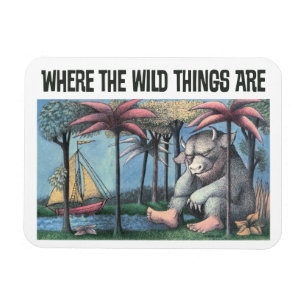 Where The Wild Things Are   Book Cover Magnet