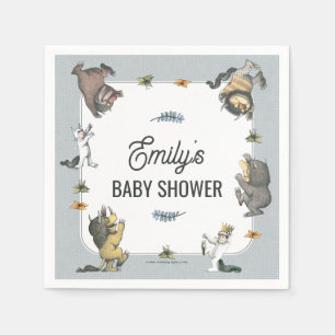 Where the Wild Things Are Character Baby Shower Napkin