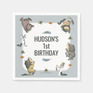 Where the Wild Things Are Character Birthday Napkin